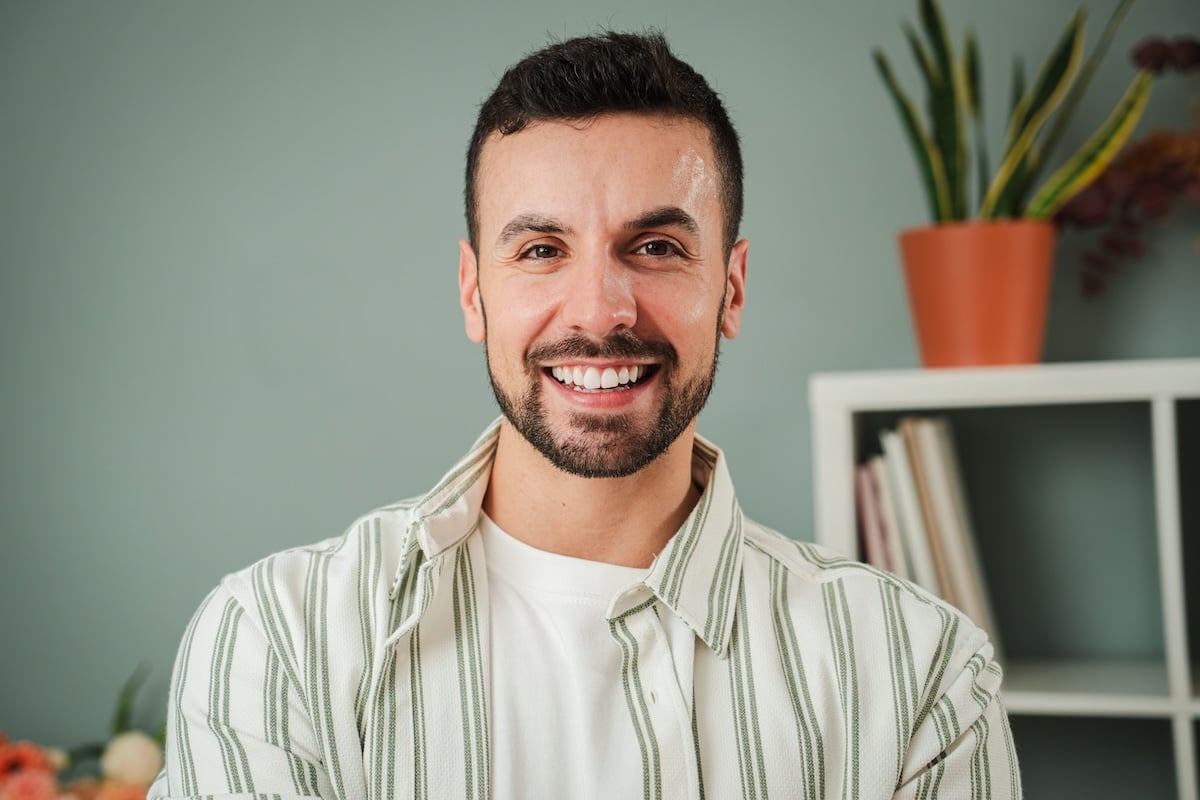 Dental patient consultation in a modern treatment room